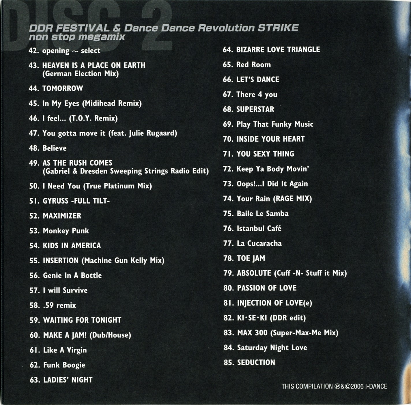 DDR FESTIVAL & Dance Dance Revolution STRIKE ORIGINAL SOUNDTRACK